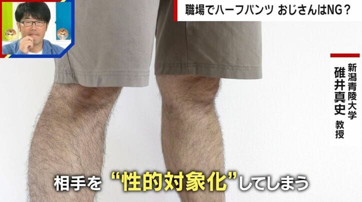 ハーフパンツを着用するビジネスマンのイメージ
