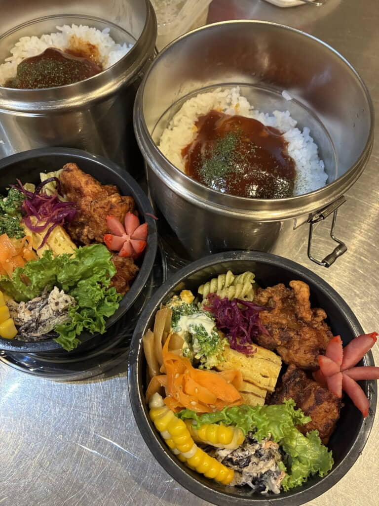 豪華な手作りお弁当