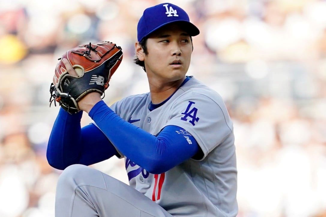 大谷翔平の投球シーン